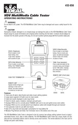 Ideal 33-856 Instrucciones De Operación