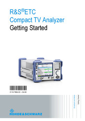 R&S ETC Compact Manual De Instrucciones