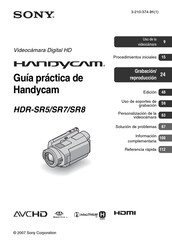 Sony Handycam HDR-SR5 Guia Practica