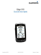 Garmin Edge 810 Guia De Inicio Rapido