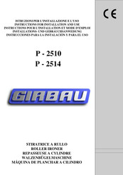 Giabau P-2510 Instrucciones Para La Instalación Y Para El Uso