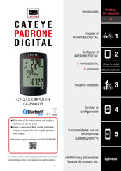 Cateye PADRONE DIGITAL CC-PA400B Manual De Instrucciones