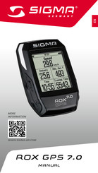 Sigma ROX GPS 7.0 Manual De Instrucciones