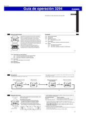Casio 3294 Guía De Operación