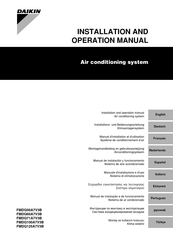 Daikin FMDQ125A7V3B Manual De Instalación Y Funcionamiento