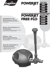 Laguna Powerjet Free-Flo 4500 PT-330 Guía De Instalación Y Mantenimiento