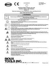 SIOUX SSR6P25 Manual De Instrucciones Y Lista De Piezas