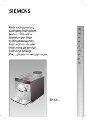 Siemens TK 58 Serie Instrucciones De Uso