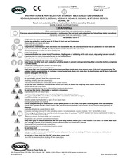 SIOUX SDGS1S18G Manual De Instrucciones Y Lista De Piezas