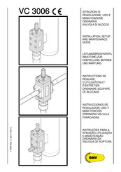 GMV VC 3006 Serie Instrucciones De Regulacion, Uso Y Manutención