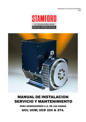 Stamford UCD 224 Manual De Instalacion, Servicio Y Mantenimiento