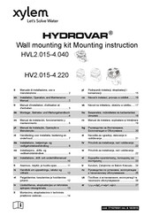 Xylem HYDROVAR HVL2.015-4.040 Manual De Instalación, Funcionamiento Y Mantenimiento