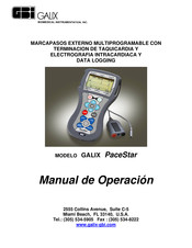 GALIX PaceStar Serie Manual De Operación