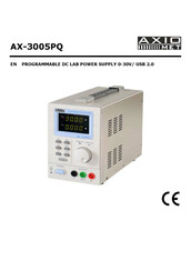 Axio MET AX-3005PQ Manual Del Usuario