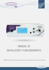 Dermoplastica Dermadep Plus Manual De Instalación Y Funcionamiento