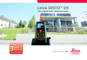 Leica DISTO D5 Manual Del Usuario