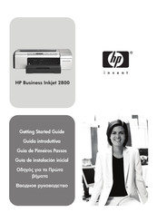 HP Business Inkjet 2800 Guía De Instalación Inicial