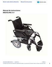 MOVICLINIC E-V Manual De Instrucciones