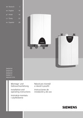 Siemens DH04101 Instrucciones De Instalacion Y De Uso