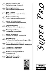 Nuova Battipav Super Pro Manual De Instrucciones