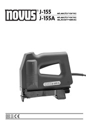 Novus J-155A electronic automatic Manual De Instrucciones