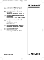 EINHELL 43.111.50 Instrucciones De Montaje