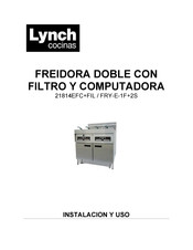 Lynch Cocinas FRY-E-1F+2S Instalación Y Uso