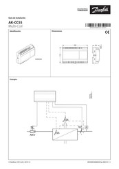 Danfoss AK-CC55 Serie Guia De Instalacion