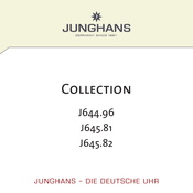 Junghans J644.96 Manual De Instrucciones