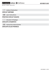 Ariston elco Chaffoteaux 65109313-05 Manual De Instrucciones