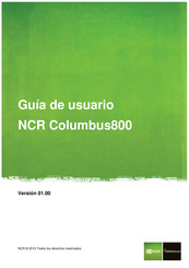 NCR Orderman Columbus800 Guía De Usuario