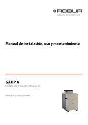 Robur GAHP A HT S1 Manual De Instalación, Uso Y Mantenimiento