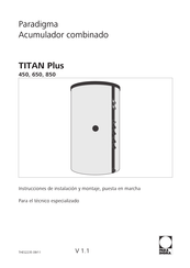 Paradigma TITAN Plus 650 Instrucciones De Instalación Y Montaje, Puesta En Marcha