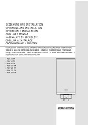 Stiebel Eltron PSH 30 TM Operación E Instalación