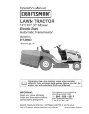 Craftsman 917.28033 El Manual Del Propietario