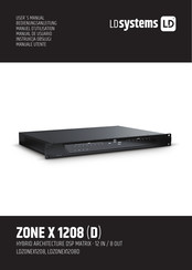 LD Systems LDZONEX1208D Manual De Usuario