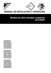 Daikin EUWYN8KZW1 Manual De Instalación Y Operación