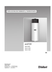 Vaillant aroSTOR VWL B 100/5 Instrucciones De Instalación Y Mantenimiento