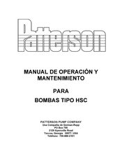 Patterson HSC Manual De Operación Y Mantenimiento