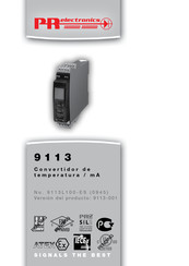 PR electronics 9113 Manual De Instrucciones