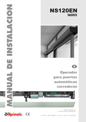 Aprimatic NS120EN Manual De Instalación