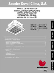 Saunier Duval SDC/H 105 K Manual De Instalación
