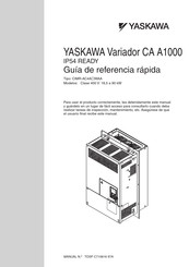 YASKAWA CA A1000 Guía De Referencia Rápida