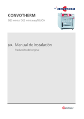 Manitowoc CONVOTHERM OES minis easyTOUCH Manual De Instalación