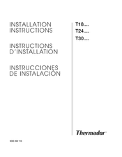 Thermador T24 Serie Instrucciones De Instalación