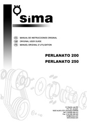 Sima PERLANATO 250 Manual De Instrucciones