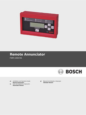 Bosch FMR-1000-RCMD Guía De Instalación Y Operación