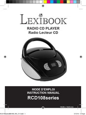 LEXIBOOK RCD108 Series Manual De Instrucciones