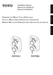 Toto TS970D1 Manual De Instalación