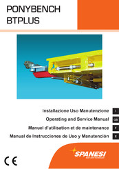 spanesi BTPLUS Manual De Instrucciones De Uso Y Manutención